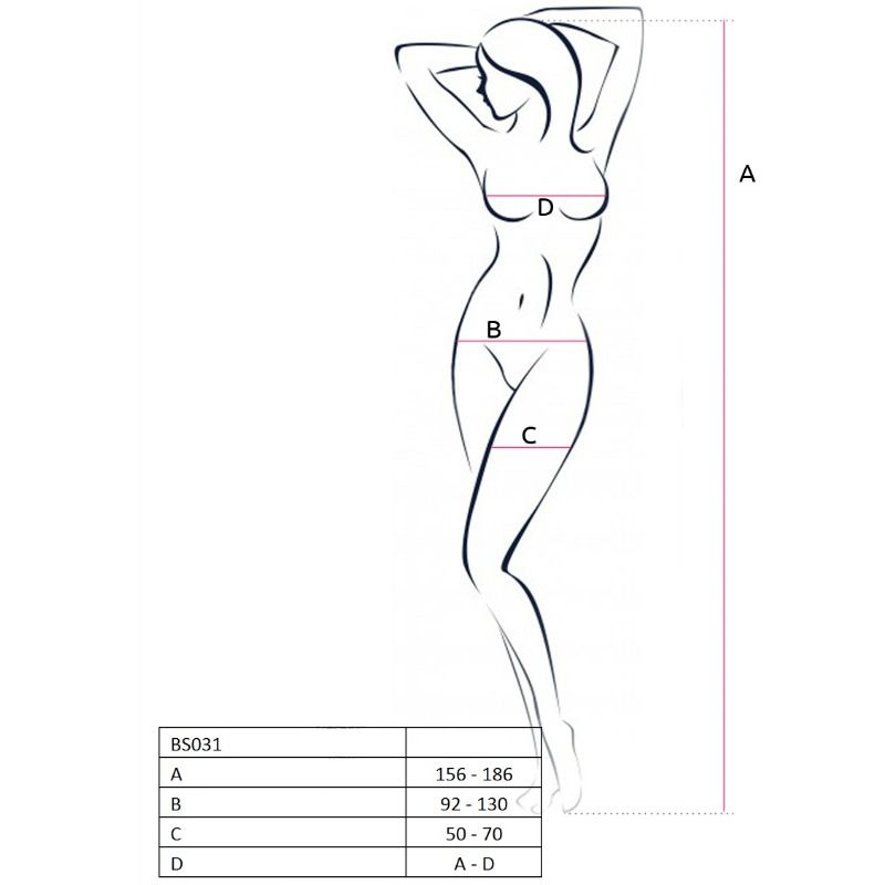 Femme bs031 bodystocking blanc taille unique