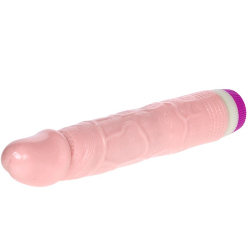 Vibromasseur Réaliste Débutant 21,5 cm Multivitesse Veiné - Baile