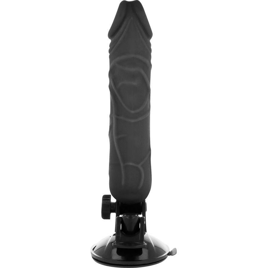 BASECOCK - VIBRATEUR RÉALISTE TÉLÉCOMMANDE NOIR 20 CM -O- 4 CM