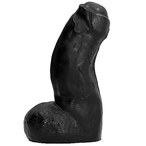 Gode Réaliste Noir 17 cm Souple et Flexible Étanche - All Black