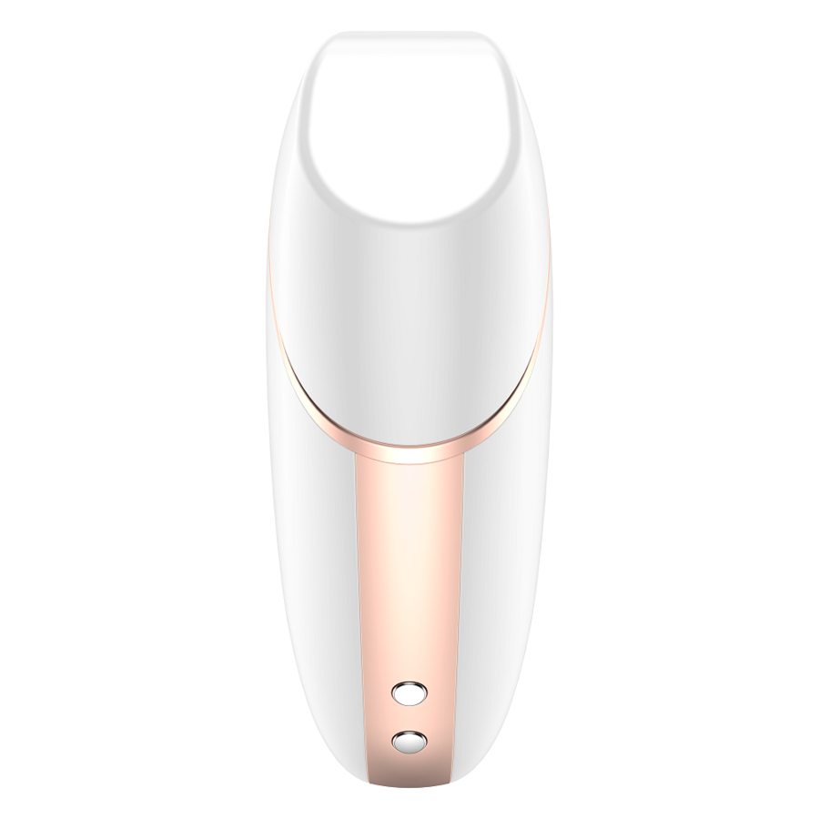 SATISFYER - STIMULATEUR ET VIBRATEUR AIR LOVE TRIANGLE BLANC