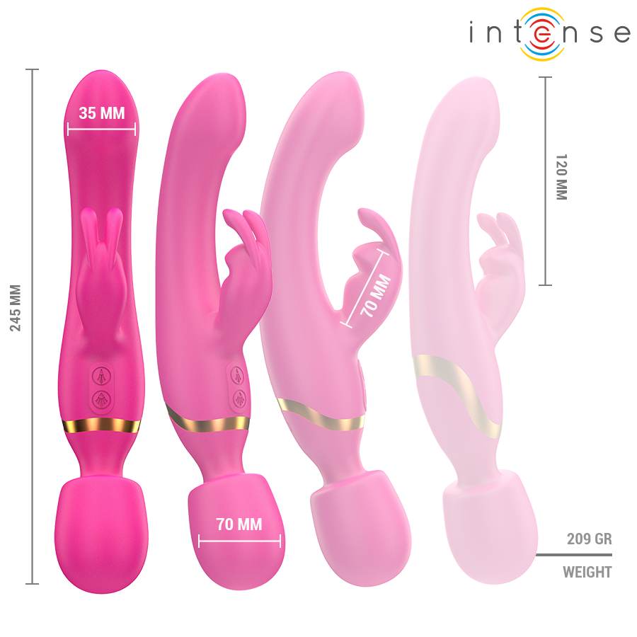 Intense vibromasseur rabbit — rechargeable