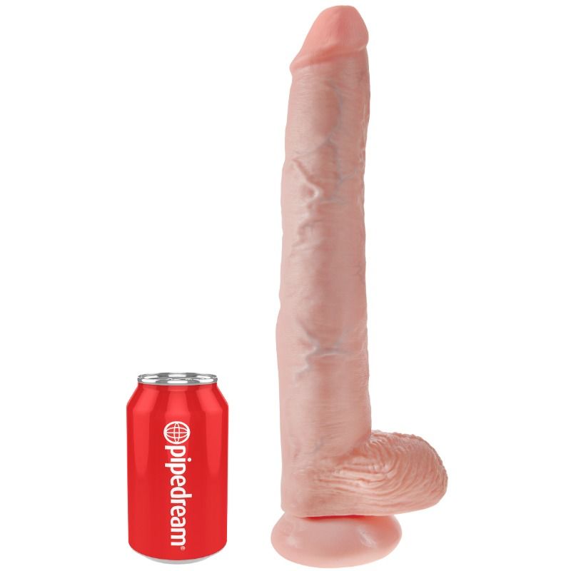 King Cock — Gode Avec Couilles 35.6 CM - Chair