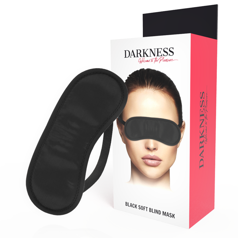Masque Bandeau Satin Droit - Blindfold Bondage - Darkness
