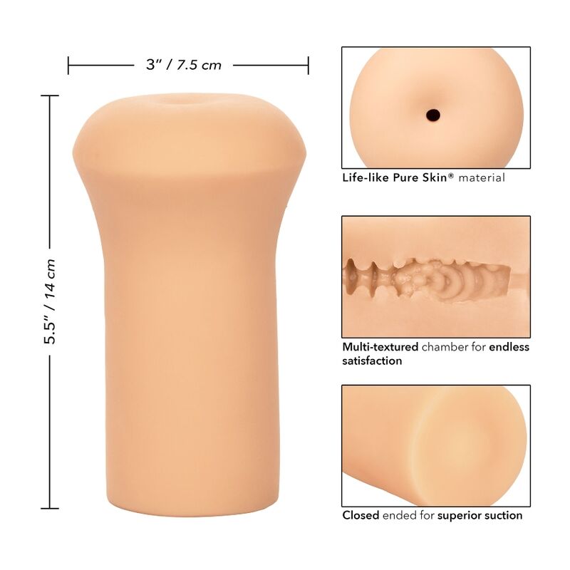 Masturbateur Boundless Stroker - Multi-Texturé TPE Extensible - CalExotics