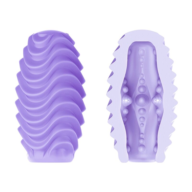 Masturbateur Oeuf Modèle 2 Gaine Nervurée Extensible - Pretty Love