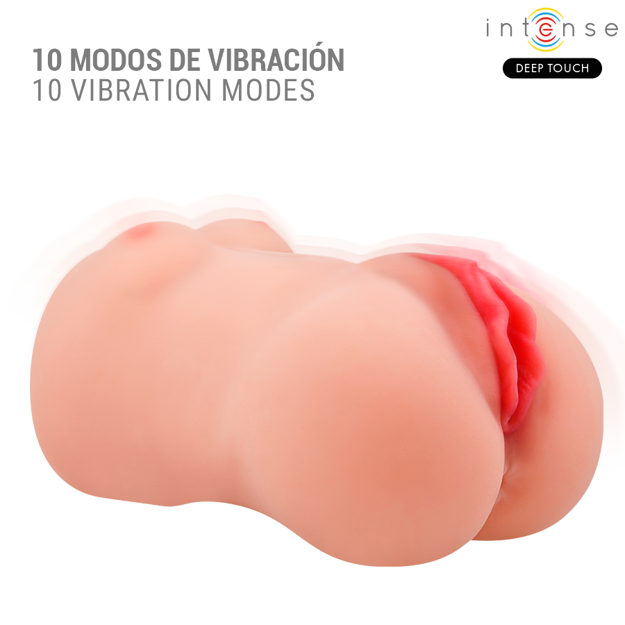 Masturbateur à Succion Vibrant Catherine 10 Modes Activation Vocale - Intense