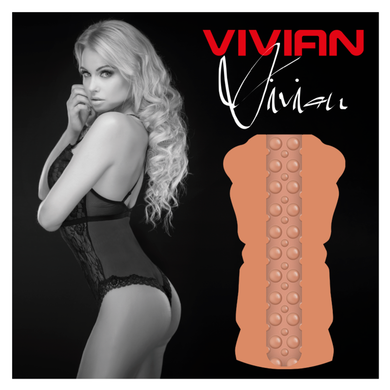 Masturbateur Vagin Vivian Signature TPR Sans Phtalates 16 cm - Jamyjob