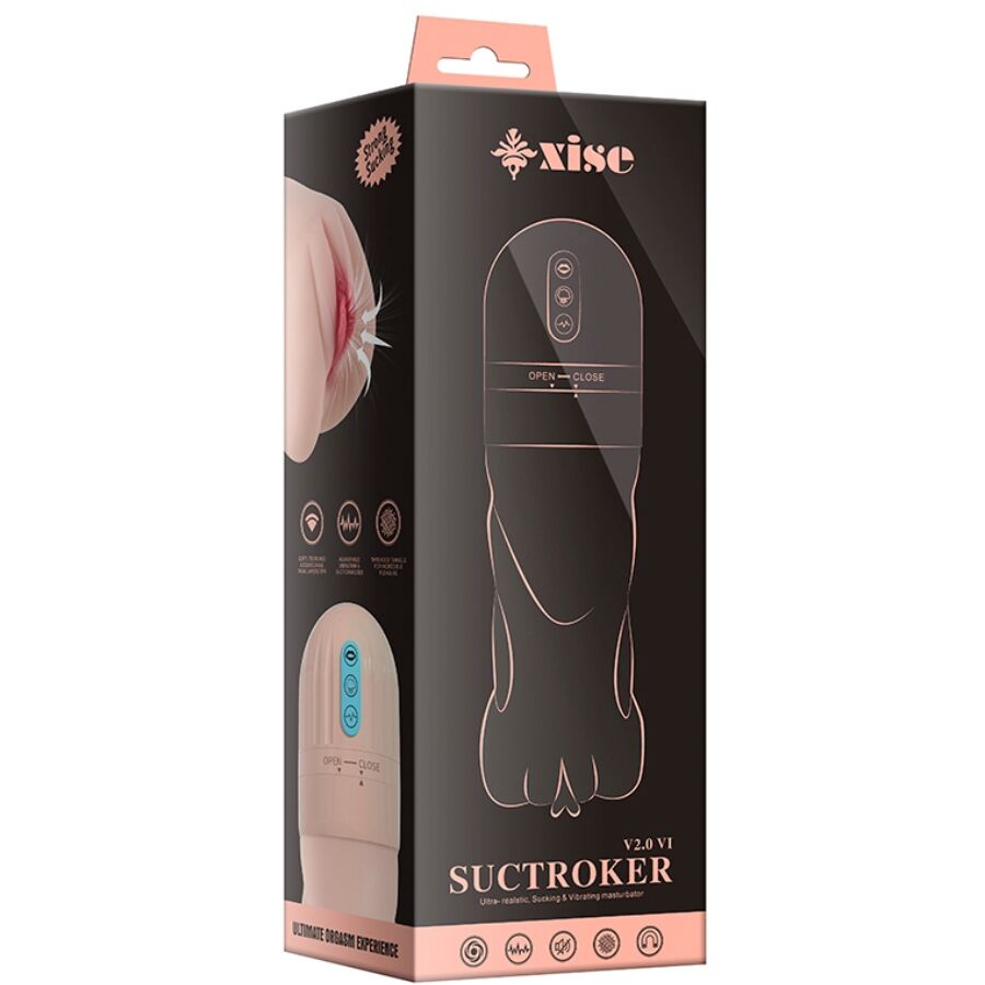 Vibrant sucktroker v2.0 — masturbateur Xise
