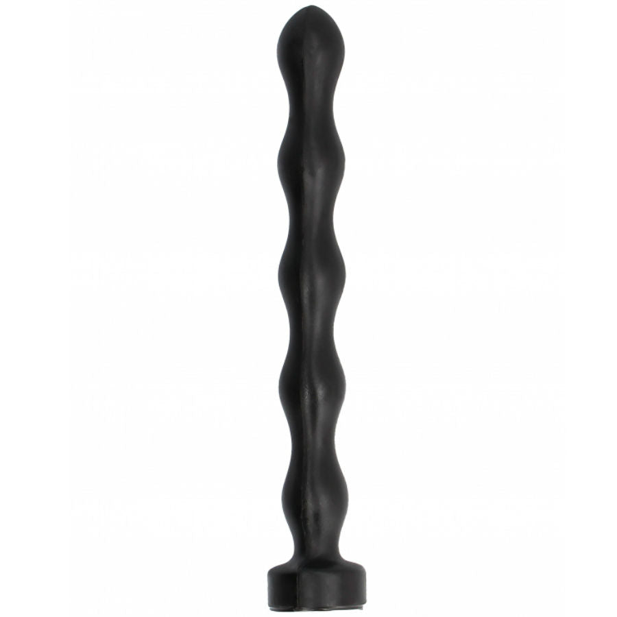 Plug Anal Chapelet 32 cm 5 Boules Progressives Silicone - All Black