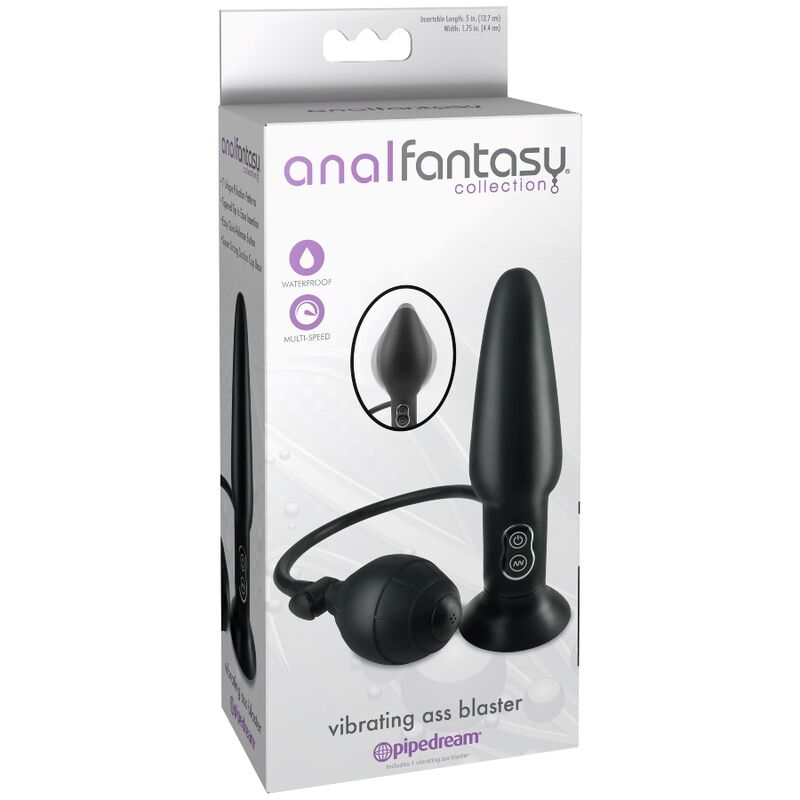 Plug Anal Vibrant Gonflable Ass Blaster 7 Modes Ventouse - Anal Fantasy