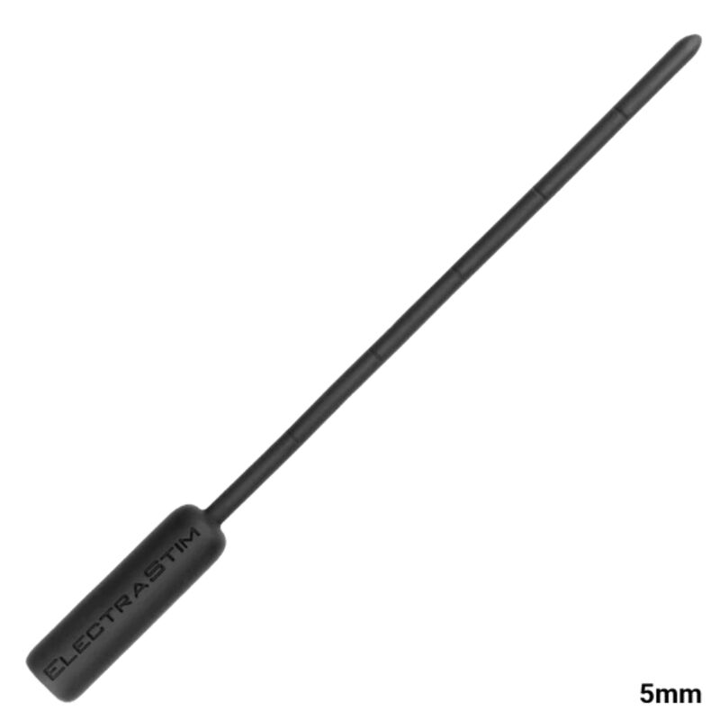 Plug Urétrale Électro-Stimulation Silicone Flexible 5 mm - Electrastim