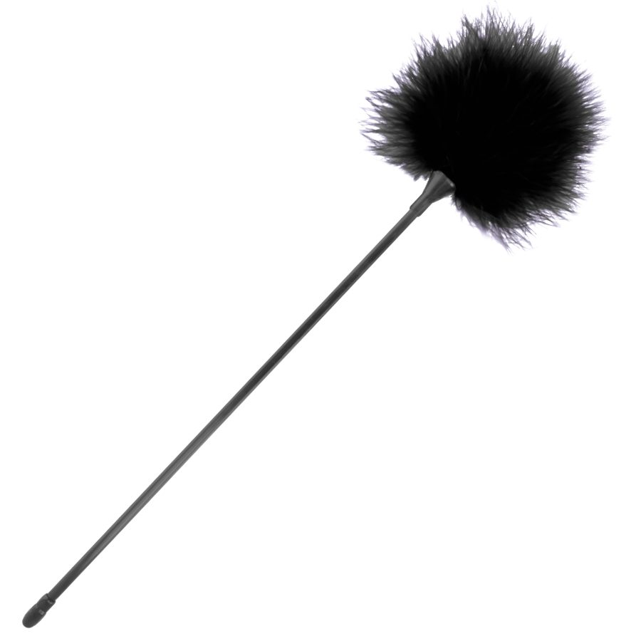 Plumeau Érotique Stimulant Long 42 cm - Darkness