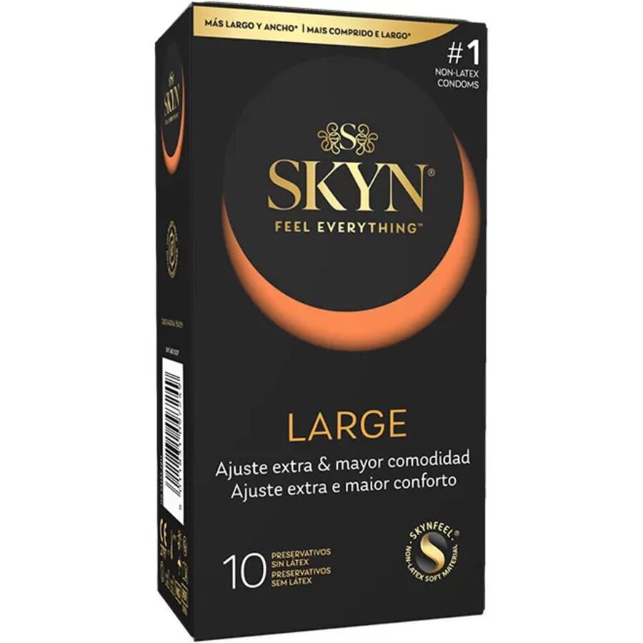 Préservatifs Large King Size Skynfeel Sans Latex 10 Unités - Skyn