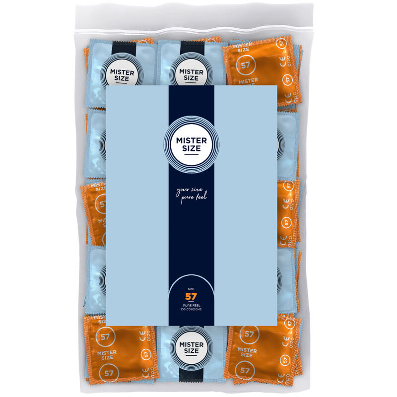 Préservatifs Mister Size - Taille du M au XXXL - Ultra Fin