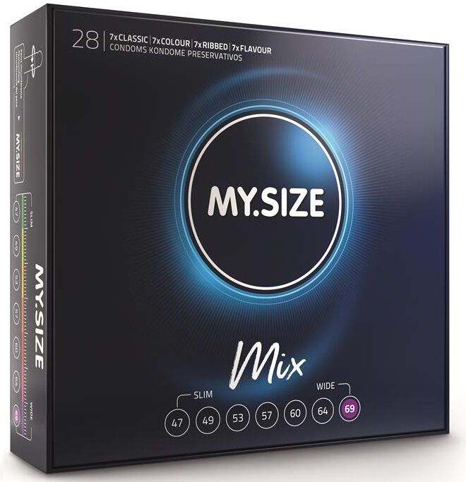 Préservatifs My Size Mix - Taille Personnalisée Végan XS à XXXXL