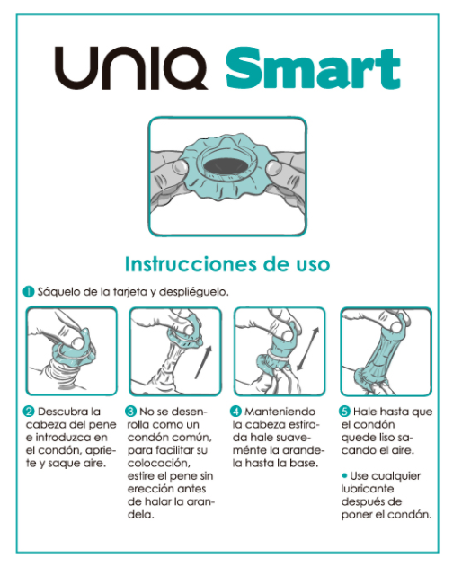Préservatifs Smart Sans Latex Pré-Érection Pochette Carte 3 Unités - Uniq