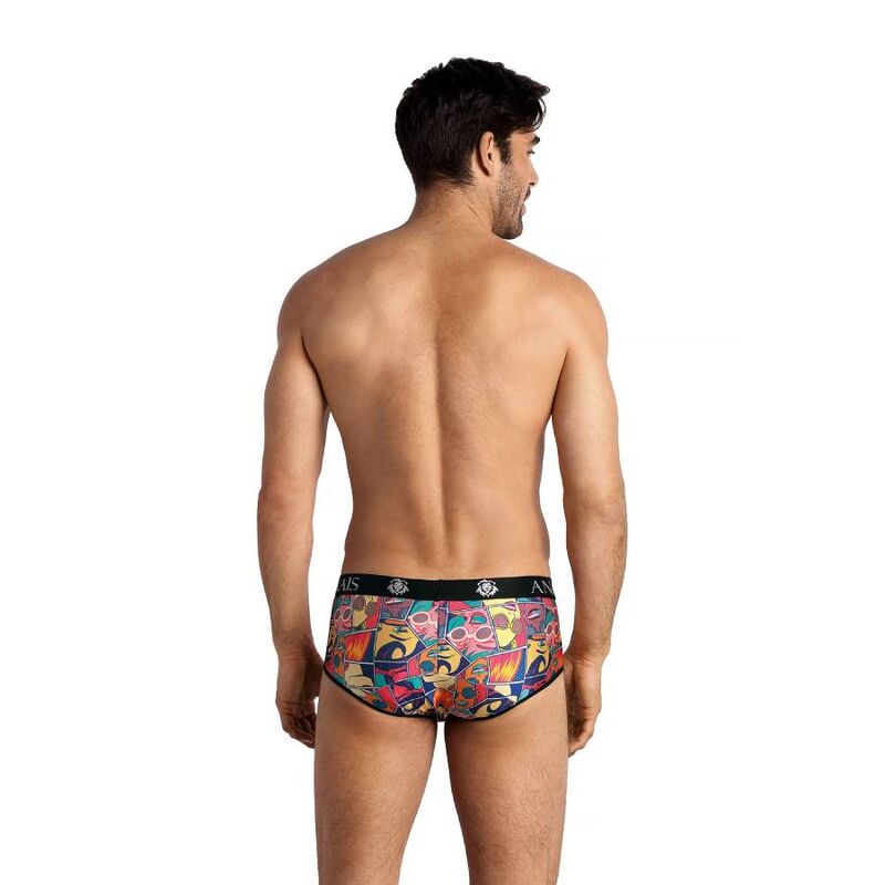 Slip Homme Comics Modal Coupe Sportive Imprimé BD - Anais Men
