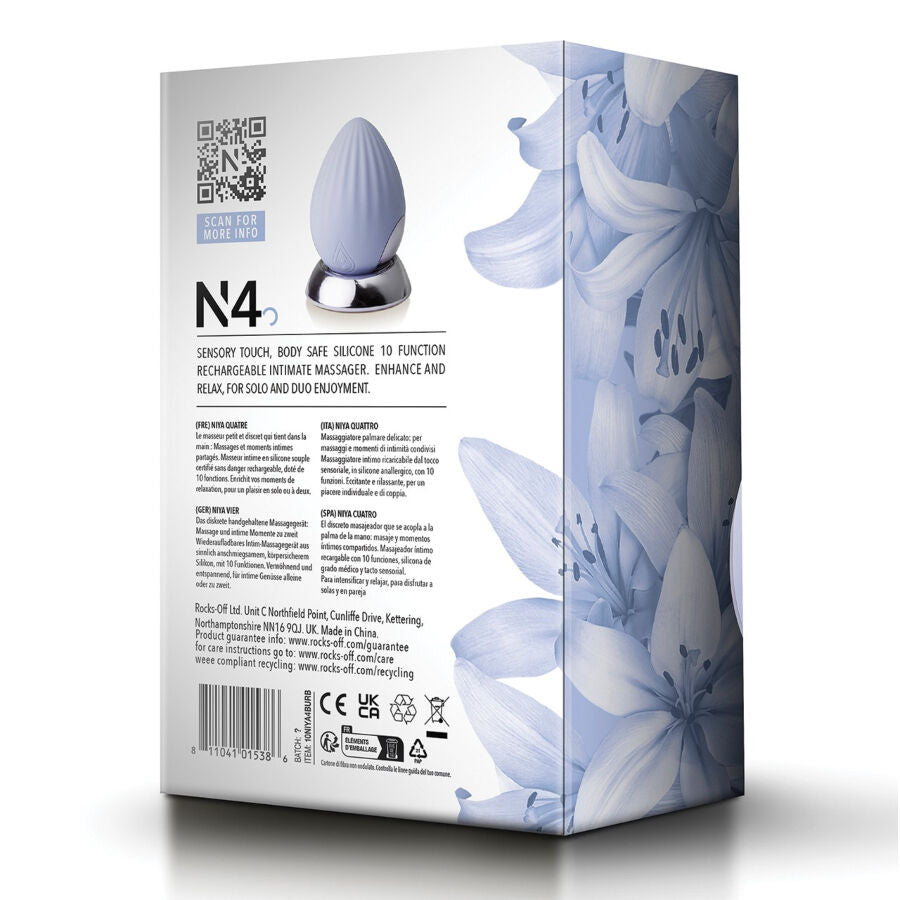 Stimulateur Clitoridien N4 Galet Ergonomique 10 Modes Étanche - Niya