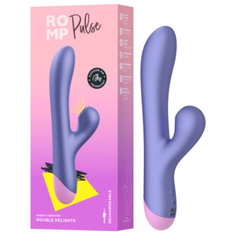 Stimulateur Clitoridien Pulse Ondes de Pression 10 Intensités Étanche - Romp