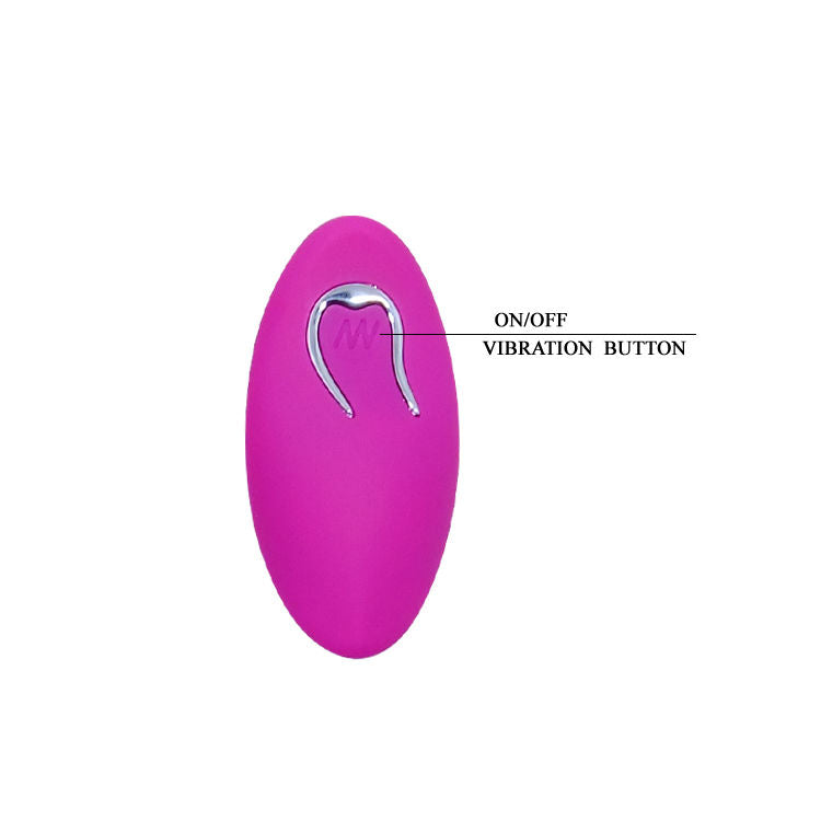 Œuf Vibrant Arvin Télécommandé 12 Modes Silicone - Pretty Love