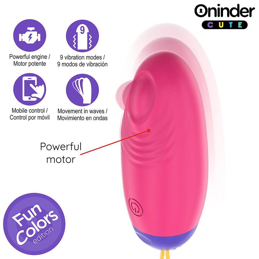 Œuf Vibrant Connecté Cute Vibrations et Tapotements App Gratuite - Oninder