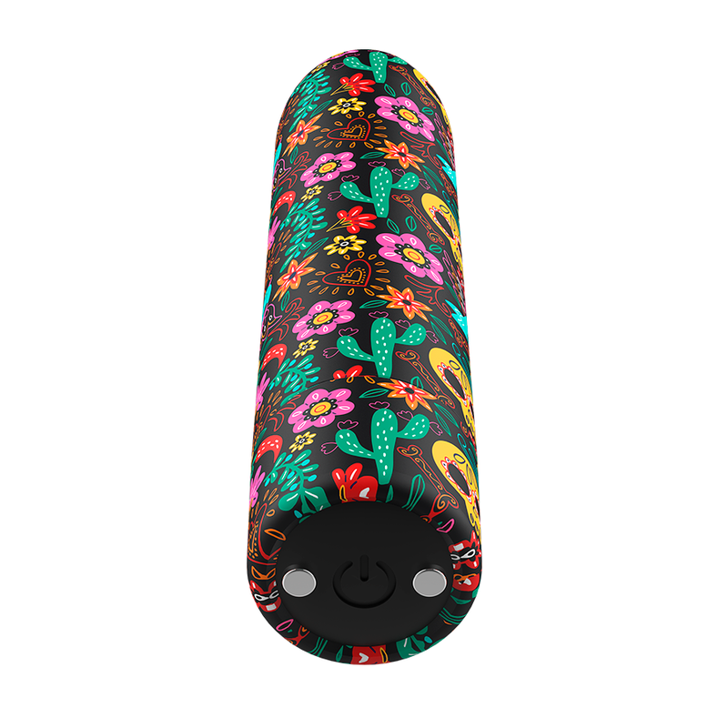 Œuf Vibrant Rechargeable Floral 10 Modes Submersible Compact - Custom Bullets