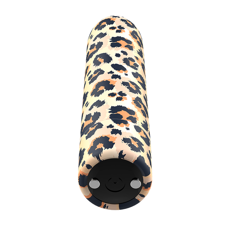 Œuf Vibrant Rechargeable Leopard 10 Modes Compact Étanche - Custom Bullets