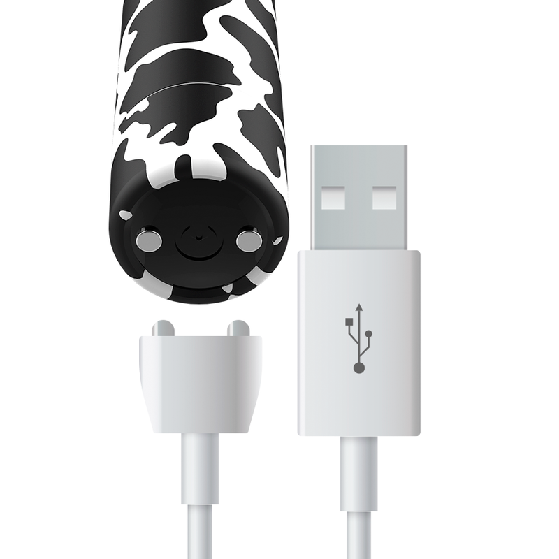 Œuf Vibrant Rechargeable Vache 10 Modes Compact Étanche - Custom Bullets