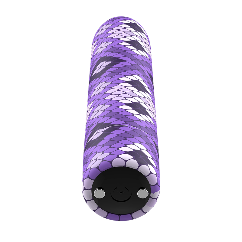 Œuf Vibrant Snake Rechargeable Magnétique 10 Modes Compact - Custom Bullets