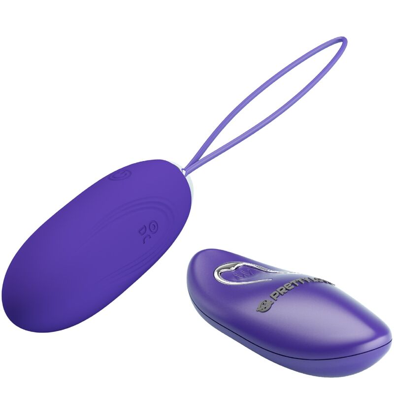 Œuf Vibrant Télécommandé Jenny 12 Vibrations Souple - Pretty Love