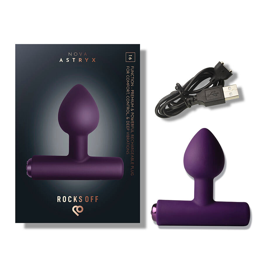 Vibromasseur Baguette Compact 16 Fonctions Rechargeable Pointe de Précision - Rocks-Off