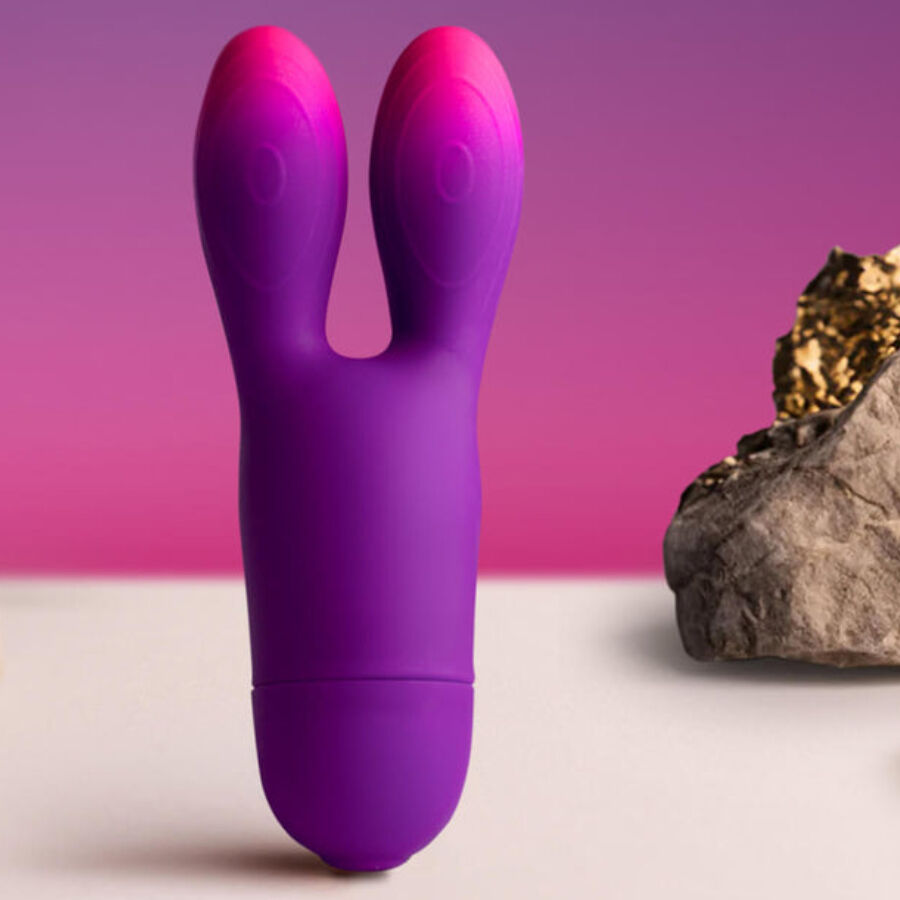 Vibromasseur Clitoridien Glo-Girl Bunny Flexible 10 Modes IPX7 - Rocks-Off