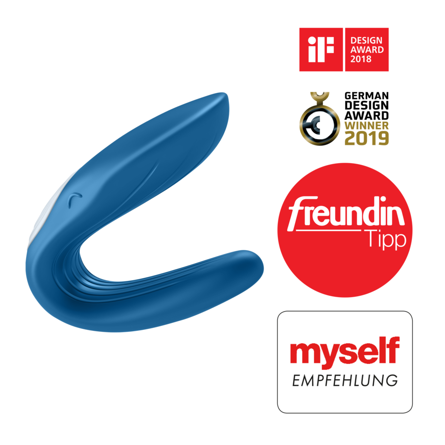 Vibromasseur Couple Partner Toy Whale 2 Moteurs 10 Modes Rechargeable - Satisfyer