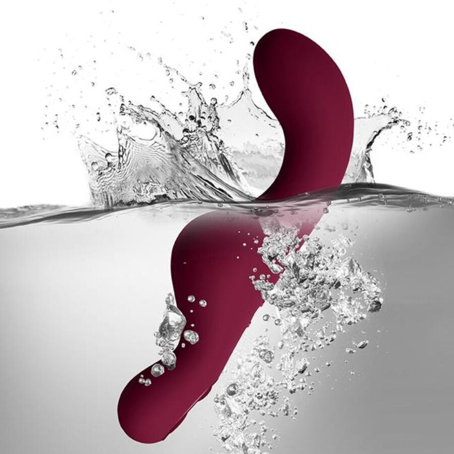 Vibromasseur Point G Ruby Glow Assis Mains Libres Télécommande - Rocks-Off