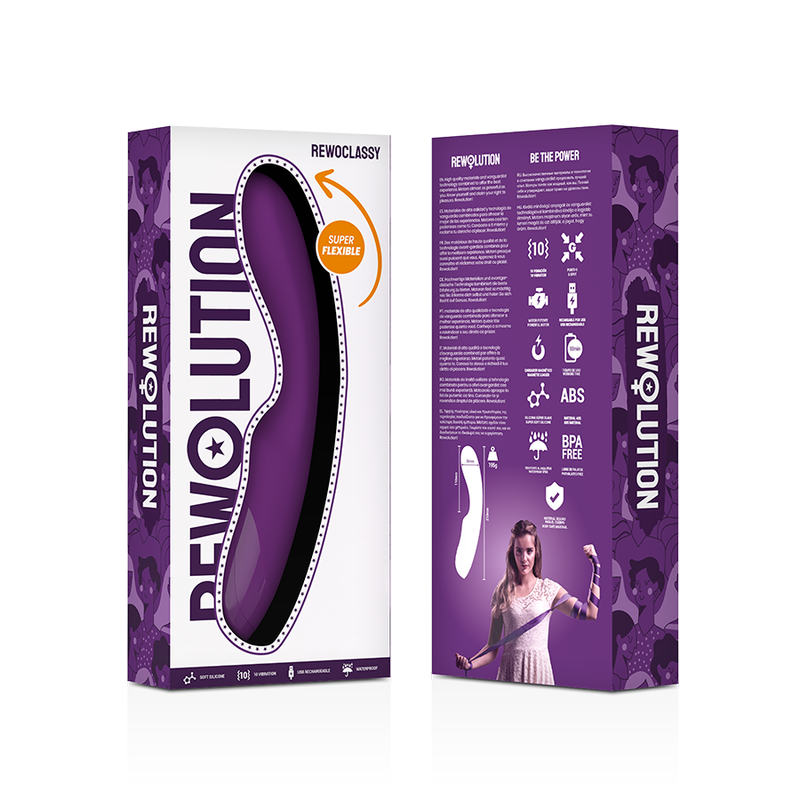 Vibromasseur Point G Souple Rewoclassy Tige Flexible Étanche - Rewolution