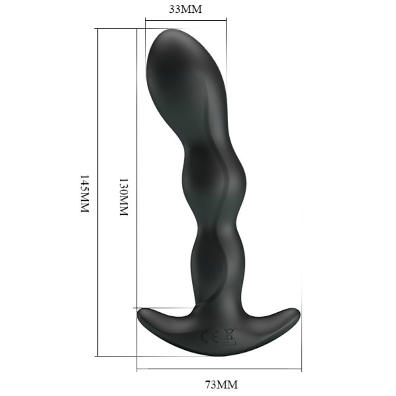 Vibromasseur Prostate 12 Modes Stimulateur Périnée Rechargeable USB - Pretty Love