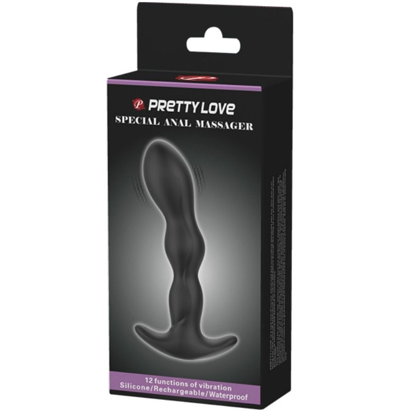 Vibromasseur Prostate 12 Modes Stimulateur Périnée Rechargeable USB - Pretty Love