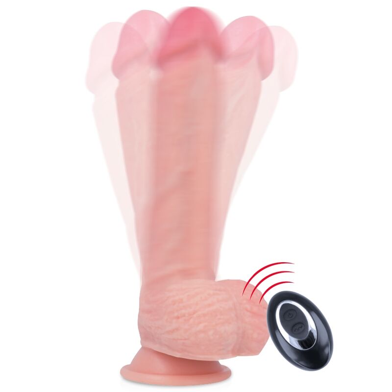 Vibromasseur Réaliste Apache 20,5 cm Télécommande Ventouse IPX7 - Rock Army