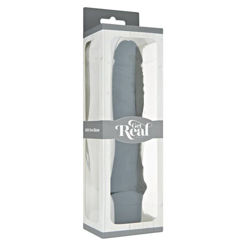 Vibromasseur Réaliste Classique en Silicone  + Vibrations - Get Real