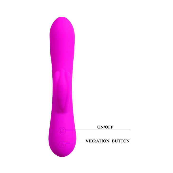 Vibromasseur Rabbit Barrette 30 Fonctions 2 Moteurs Submersible - Pretty Love