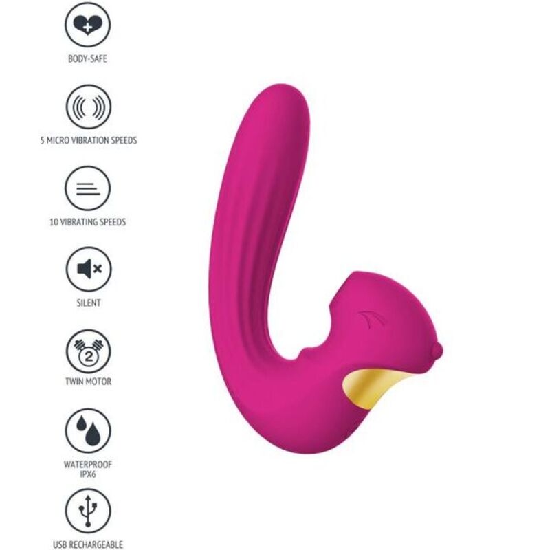 Vibromasseur Rabbit Celestial Love Double Moteur Contrôle Séparé - Xocoon