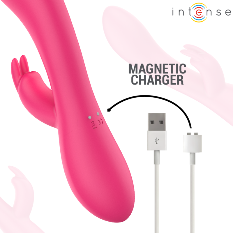 Vibromasseur Rabbit Chauffant Tammy 9 Modes Rechargeable - Intense