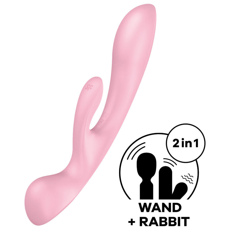 Vibromasseur Rabbit Double Embout Triple Oh 3 Moteurs IPX7 - Satisfyer