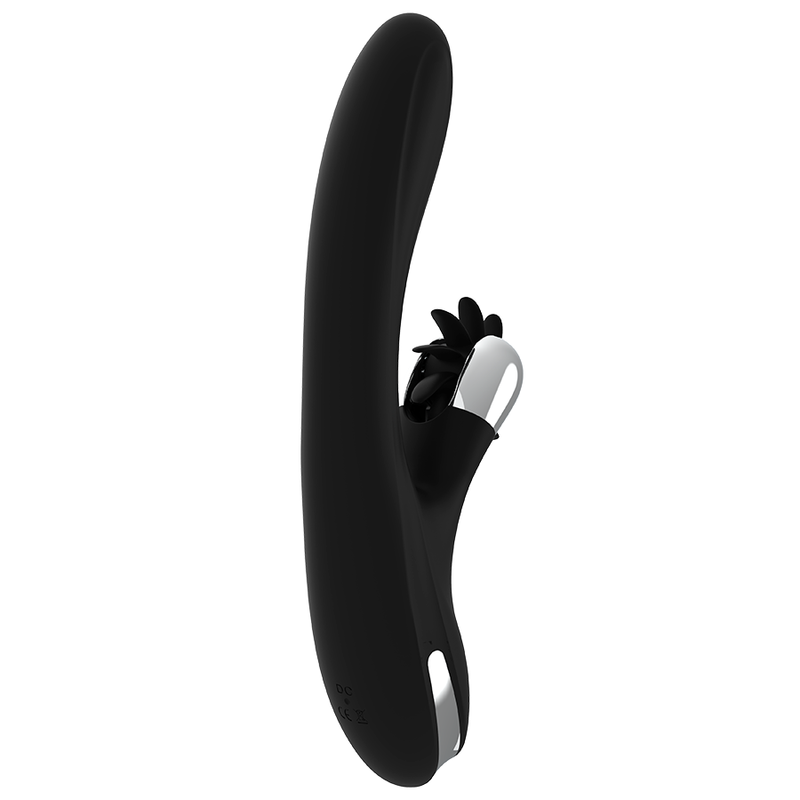 Vibromasseur Rabbit Grimm Wave Function Mouvement Vague Point G - Black&Silver
