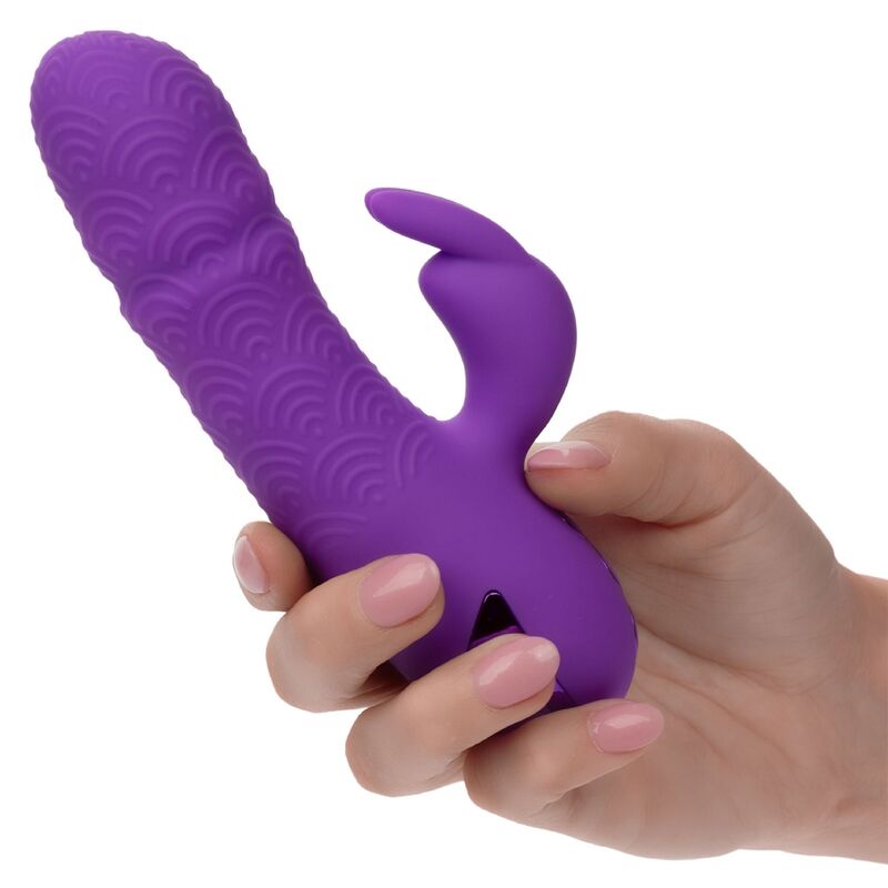 Vibromasseur Rabbit Manhattan Beach Marvel Poussée 10 Vibrations IPX7 - Calexotics