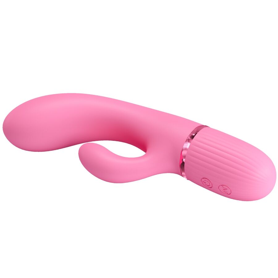 Vibromasseur Rabbit Marski Point G Silicone 10 Modes Rechargeable - Pretty Love