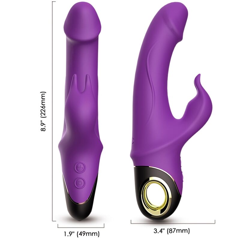 Vibromasseur Rabbit Meteror Double Moteur 9 Modes Rechargeable - Armony