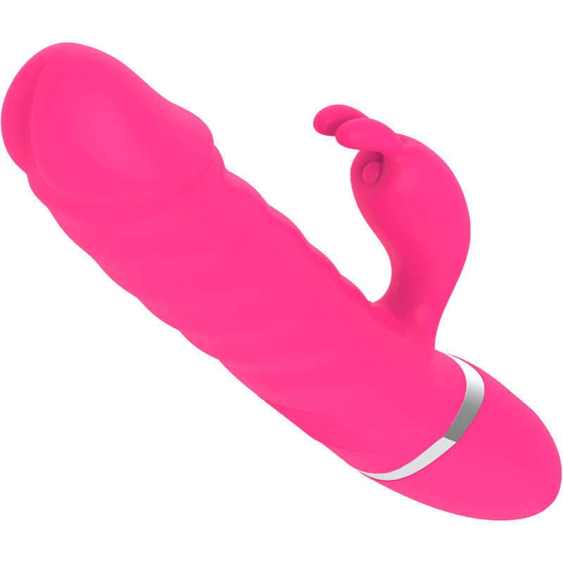 Vibromasseur Rabbit Nasty Chauffant Va-et-Vient 18 Vibrations 9 Poussées - Armony
