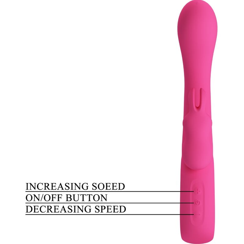 Vibromasseur Rabbit Novak 12 Vibrations Rechargeable USB - Pretty Love